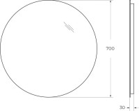 Мебель для ванной комнаты BelBagno Etna 80 rovere bianco, раковина BB-8099-80