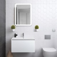 Тумба с раковиной Art&Max Latina 80 подвесная, белая