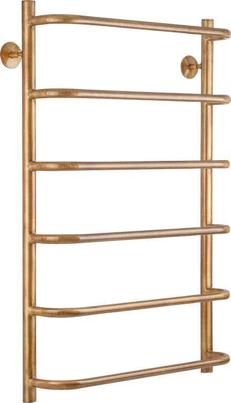 Полотенцесушитель водяной Secado Мерида 1 85x55 см, бронза, лесенка, латунь