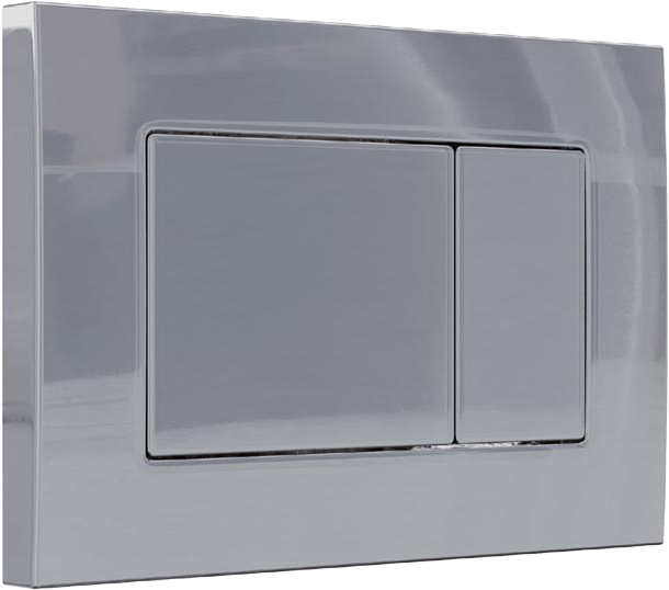 Кнопка смыва Berges Atom 049218 хром глянцевый