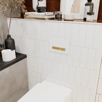 Система инсталляции для унитазов Lavinia Boho RelFix 77020059 5 в 1 с кнопкой смыва и дозатором, глянцевый белый, светлое дерево