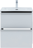 Мебель для ванной комнаты Aquanet Вита 60 подвесная, белая матовая