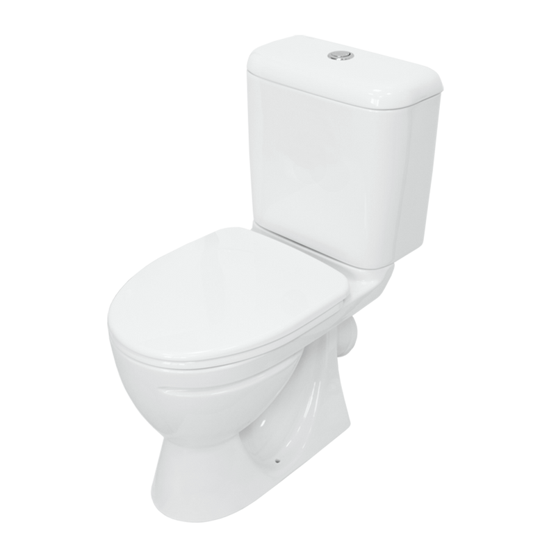 Унитаз-компакт напольный Sanita Стандарт стандарт глянцевый белый