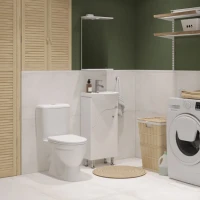 Унитаз-компакт напольный Sanita Стандарт стандарт глянцевый белый Унитаз-компакт напольный Sanita Стандарт стандарт глянцевый белый
