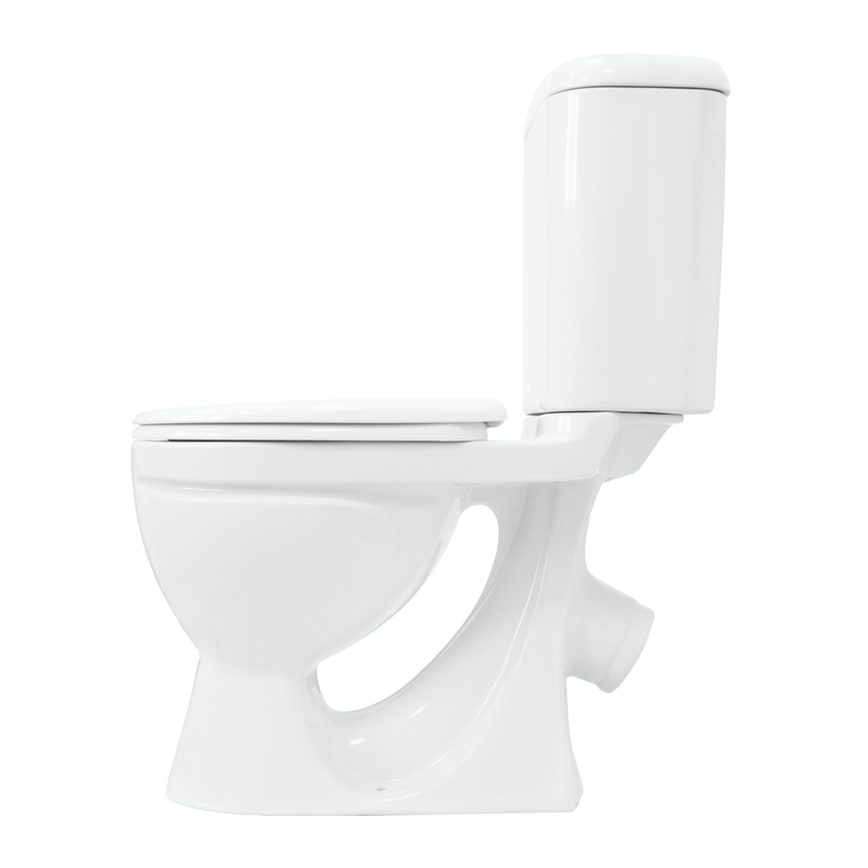 Унитаз-компакт напольный Sanita Стандарт стандарт глянцевый белый