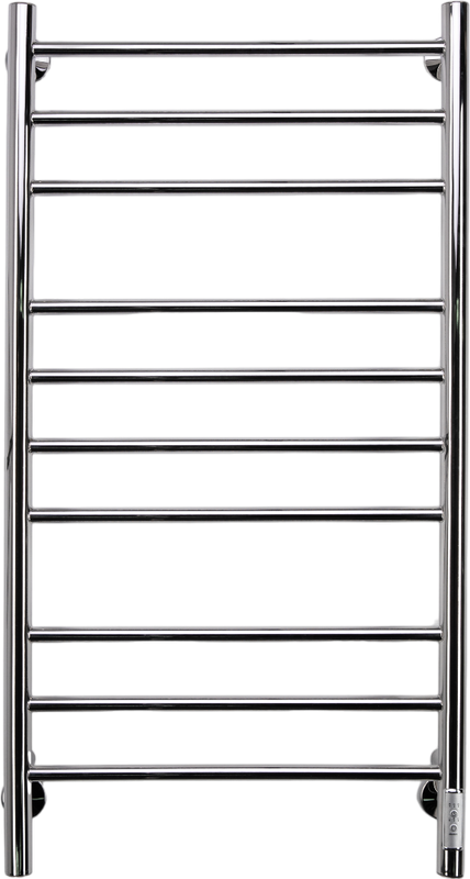 Полотенцесушитель электрический Comfysan Luce EC-10 100x55 см, подключение справа, слева, хром, лесенка, из стали