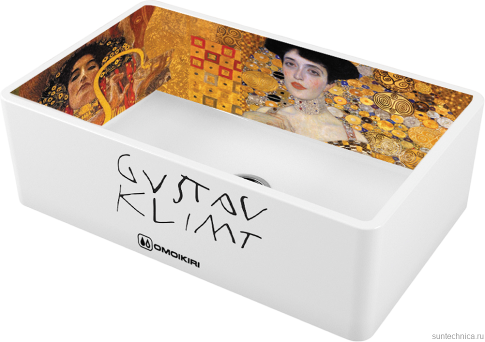 Мойка кухонная Omoikiri Mikura 76-Klimt white