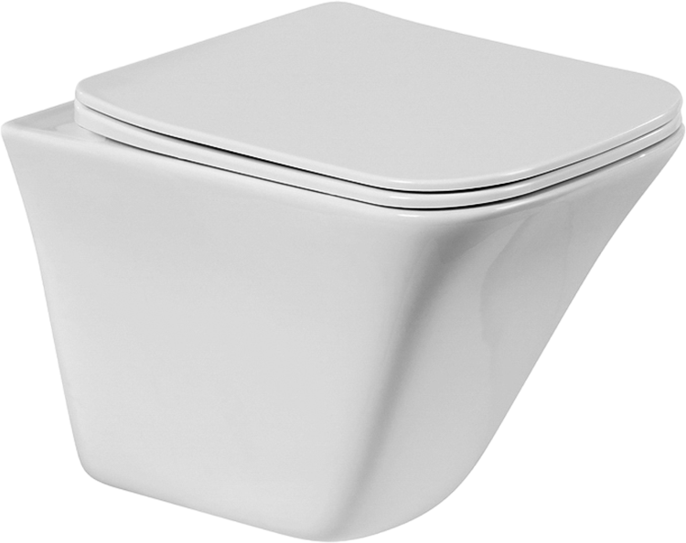 Унитаз подвесной BelBagno Marmi BB052CHR с микролифтом