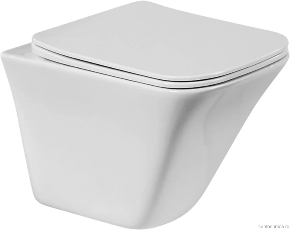 Унитаз подвесной BelBagno Marmi BB052CHR с микролифтом