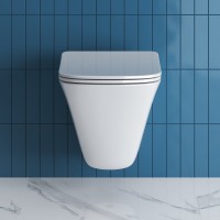 Унитаз подвесной BelBagno Marmi BB052CHR с микролифтом