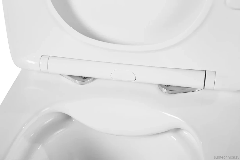 Унитаз подвесной BelBagno Marmi BB052CHR с микролифтом