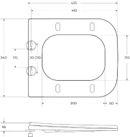Унитаз подвесной BelBagno Marmi BB052CHR с микролифтом Унитаз подвесной BelBagno Marmi BB052CHR с микролифтом