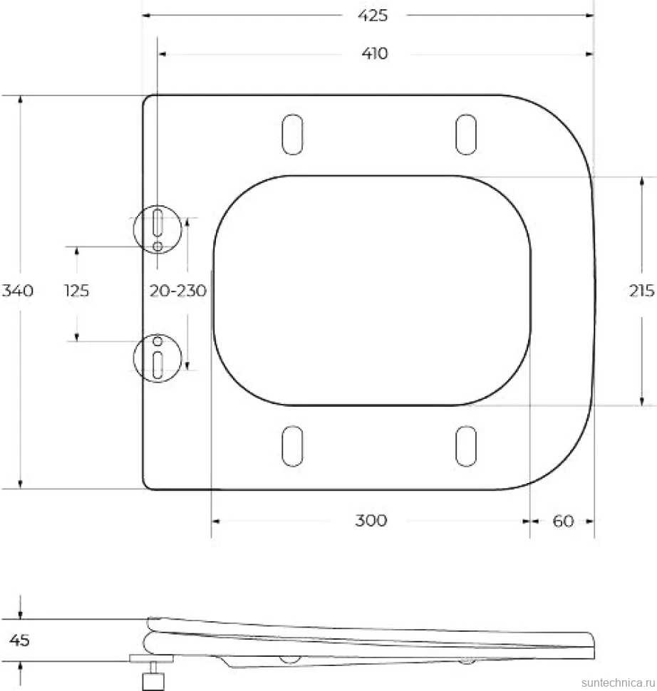 Унитаз подвесной BelBagno Marmi BB052CHR с микролифтом