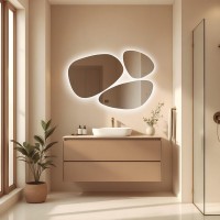 Зеркало Abber Teil AG6503S 110х111 см, с подсветкой