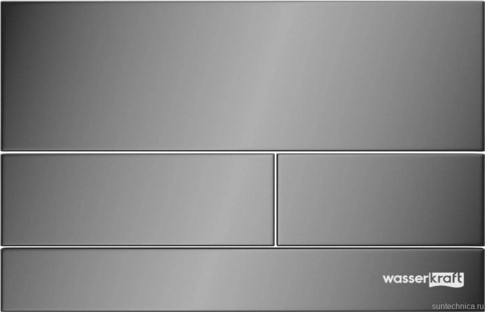 Система инсталляции для унитазов Wasserkraft Glan 66TLT.010.ME.WH.PB04 с кнопкой смыва черной