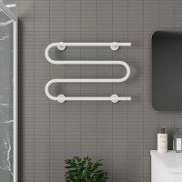 Полотенцесушитель электрический Bauedge M AF0041 61,5x41,5 белый матовый