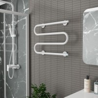 Полотенцесушитель электрический Bauedge M AF0041 61,5x41,5 белый матовый