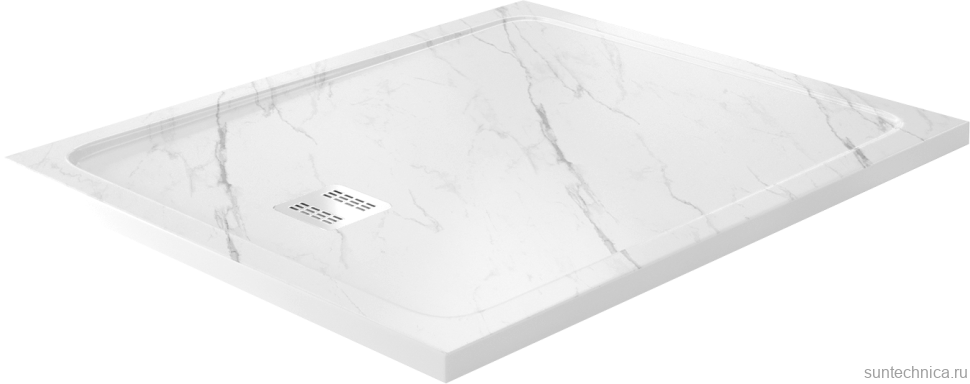 Поддон для душа Wasserkraft Rhin 44T10 120x100, с сифоном