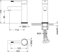 Смеситель для раковины Timo Saona 2361/00F хром Смеситель для раковины Timo Saona 2361/00F хром