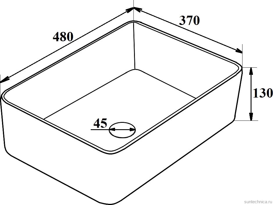 Мебель для ванной комнаты Runo Мальта 70 дуб, черная, раковина Tre 50