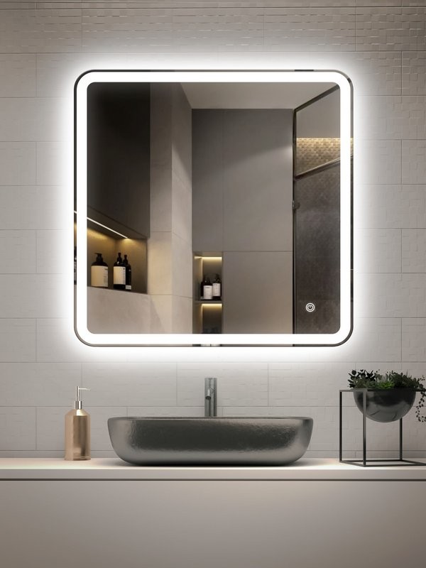 Зеркало Vincea VLM-3VC7007 70x70, с подсветкой