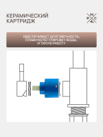 Смеситель для кухни РМС Sus123 SUS123GY-016F серый