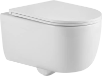 Унитаз подвесной Berges Tornas Rimless 082137 безободковый, с микролифтом