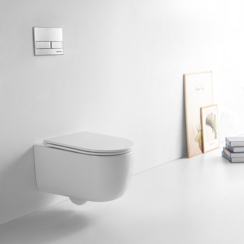 Унитаз подвесной Berges Tornas Rimless 082137 безободковый, с микролифтом