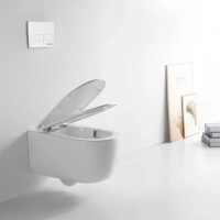 Унитаз подвесной Berges Tornas Rimless 082137 безободковый, с микролифтом