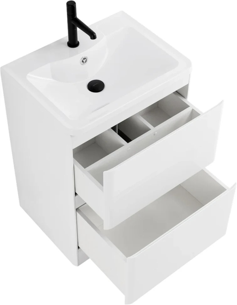 Тумба под раковину BelBagno Albano 60 напольная, bianco lucido
