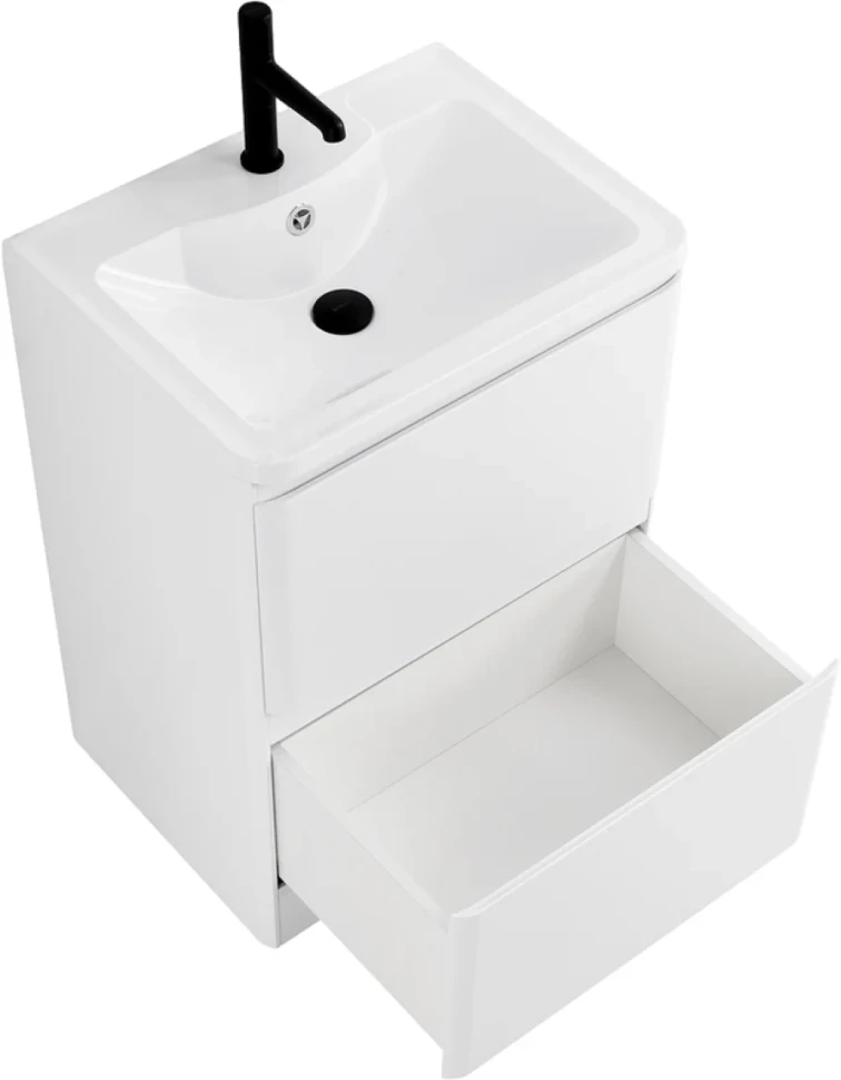 Тумба под раковину BelBagno Albano 60 напольная, bianco lucido