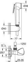 Гигиенический душ Grohe Tempesta F Trigger Spray 30 27514001