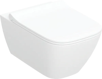 Унитаз подвесной Geberit Smyle Square 500.685.01.1 с микролифтом