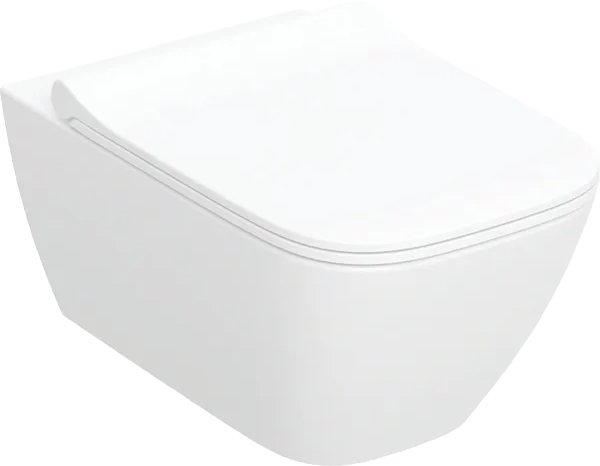 Унитаз подвесной Geberit Smyle Square 500.685.01.1 с микролифтом