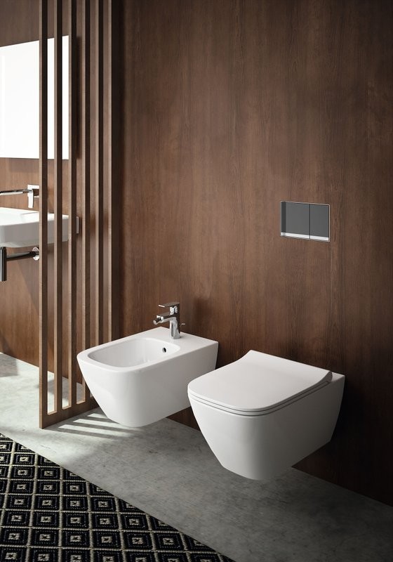 Унитаз подвесной Geberit Smyle Square 500.685.01.1 с микролифтом