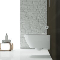 Унитаз подвесной Geberit Smyle Square 500.685.01.1 с микролифтом