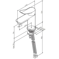 Смеситель для раковины AM.PM X-Joy F85A02133 белый