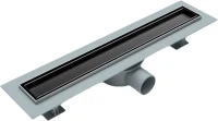 Душевой трап (лоток) Esbano Eco Tile 50 cм, матовый черный