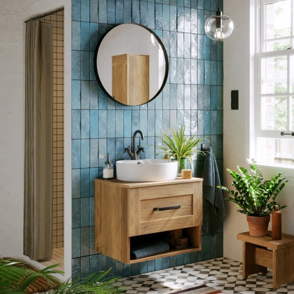 Мебель для ванной комнаты Aqwella Craft 60 дуб балтийский