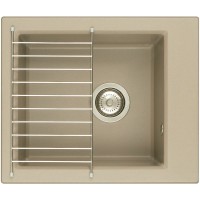 Мойка кухонная AQUATON Линеа 43, серый шелк