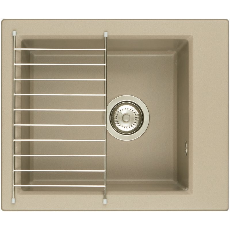 Мойка кухонная AQUATON Линеа 43, серый шелк