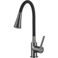 Смеситель для кухни Frap H44 F4044-9 оружейная сталь
