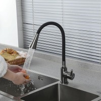 Смеситель для кухни Frap H44 F4044-9 оружейная сталь