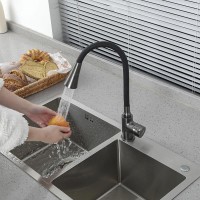 Смеситель для кухни Frap H44 F4044-9 оружейная сталь