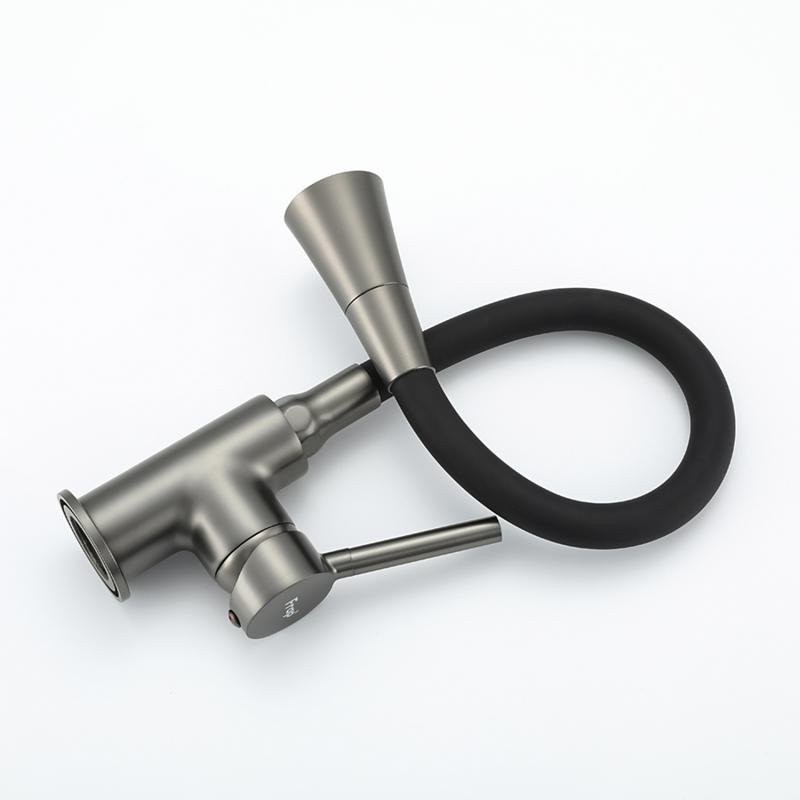 Смеситель для кухни Frap H44 F4044-9 оружейная сталь