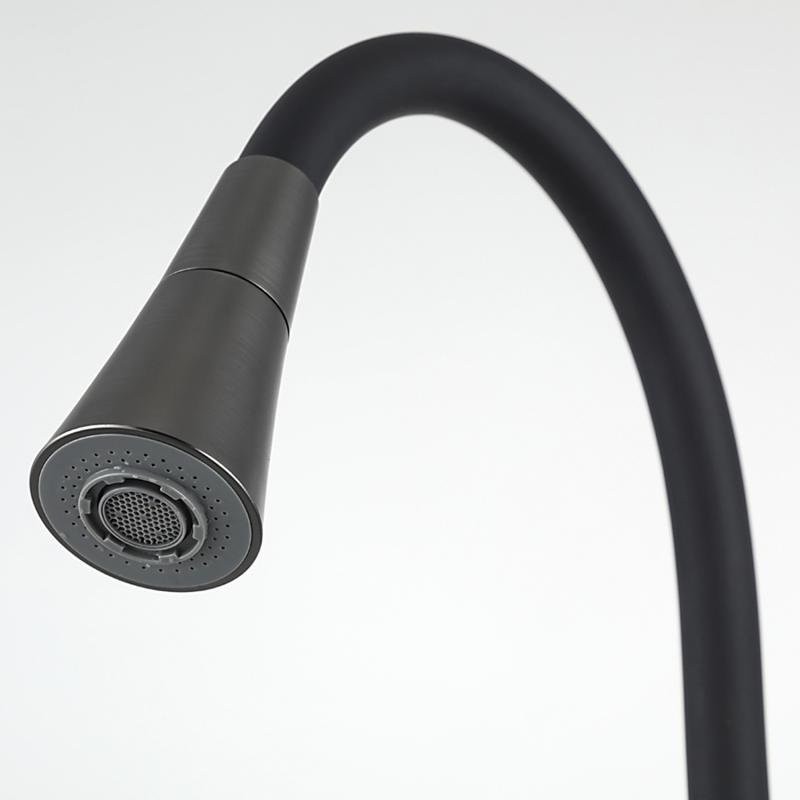 Смеситель для кухни Frap H44 F4044-9 оружейная сталь