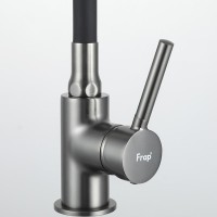 Смеситель для кухни Frap H44 F4044-9 оружейная сталь