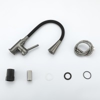 Смеситель для кухни Frap H44 F4044-9 оружейная сталь