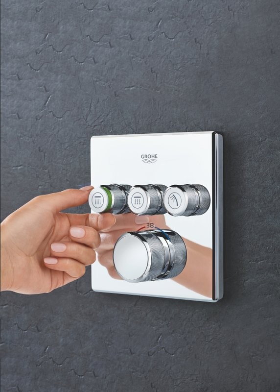 Душевой комплект Grohe Grohtherm SmartControl 34706000 С ВНУТРЕННЕЙ ЧАСТЬЮ