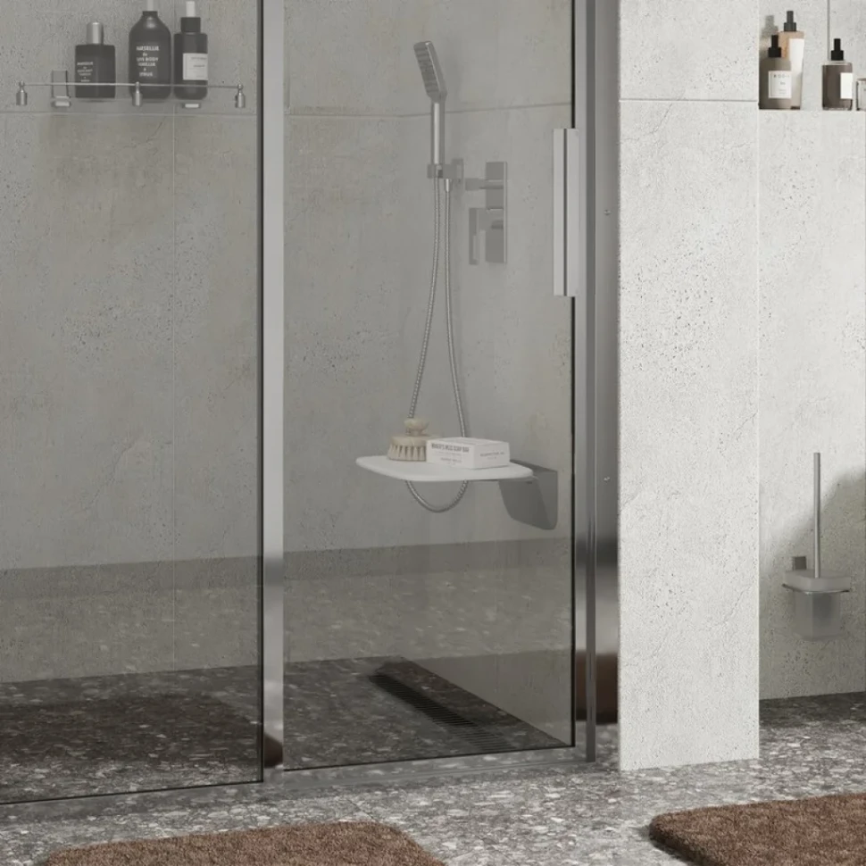 Сиденье для душа Wasserkraft SS401 белое